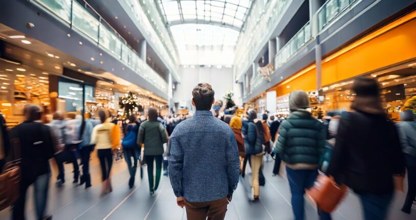 B2B und Online-Marketing. Wie jemand durch die Messe läuft vs. Online Leads generieren