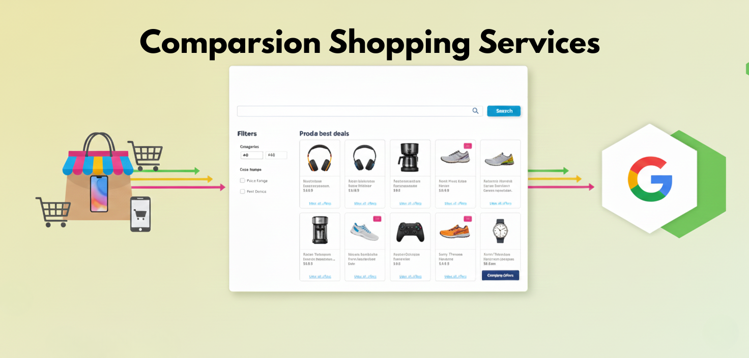 Comparison Shopping Services: Produktvergleich mit Google-Symbol