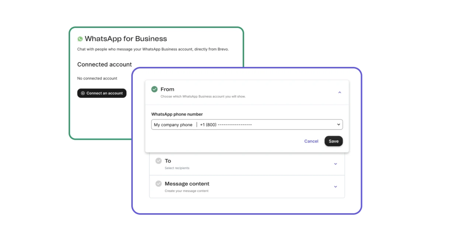 WhatsApp-for-Business-Einrichtung in Brevo