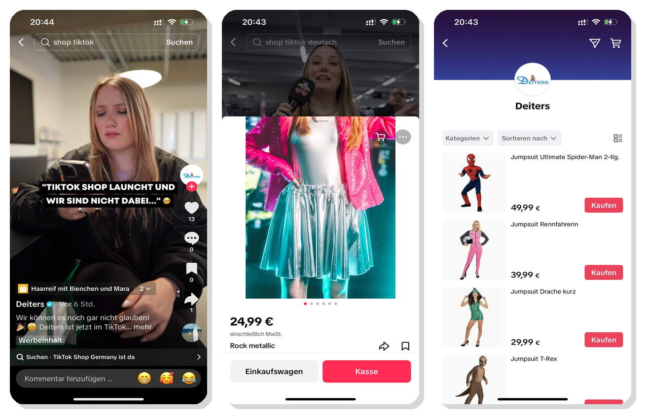 TikTok Shop in der Schweiz - Bald verfügbar.